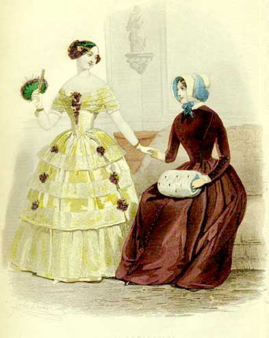 Click to see more of Godey's Lady's Book, published in Philadelphia, but popular throughout New England